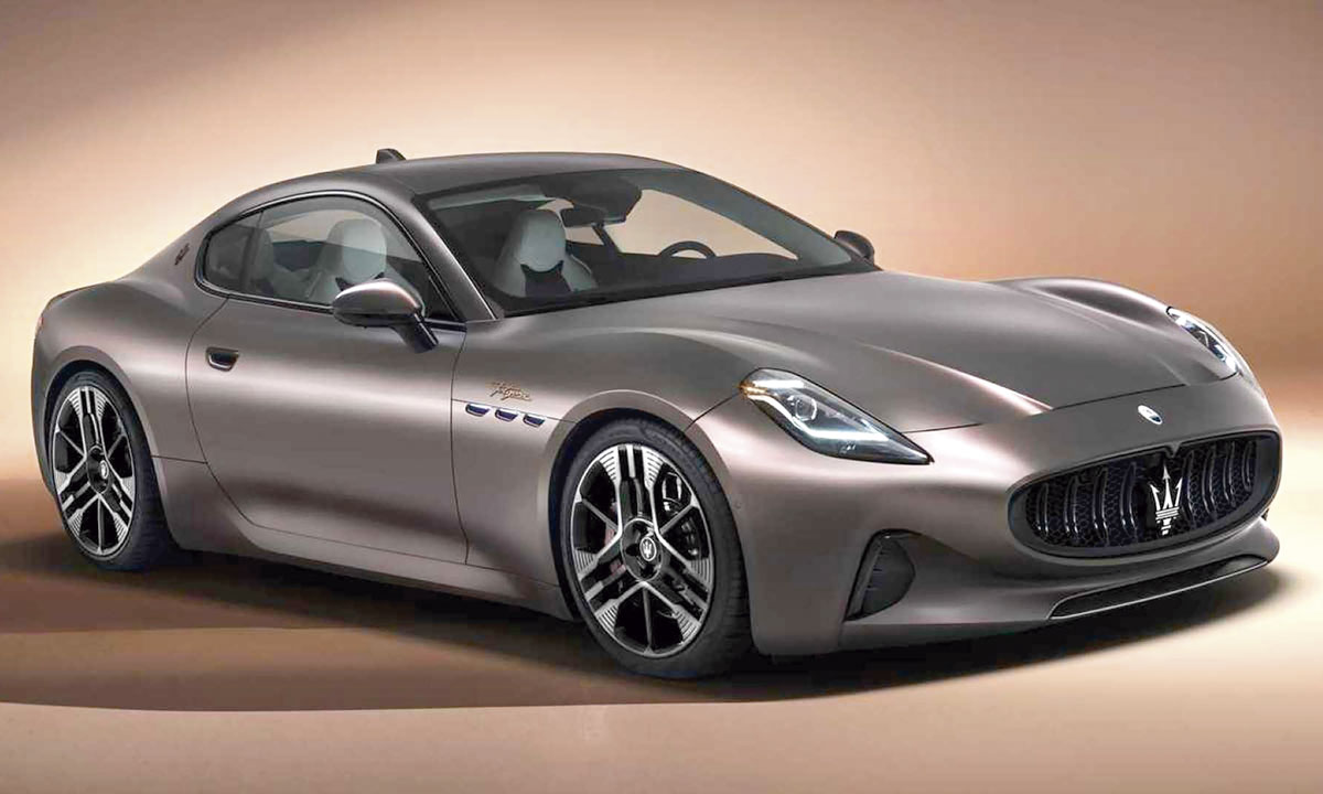 Maserati revela primeiro carro elétrico conversível de luxo 