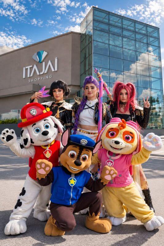 Guerreiras do K-Pop e Patrulha Canina vão encontrar a criançada em Itajaí
