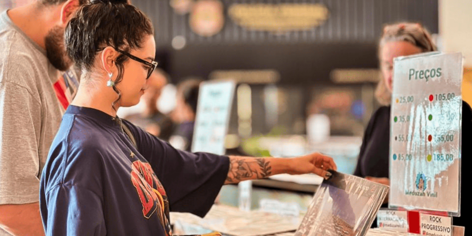 Feira de vinil agita Itajaí Shopping neste fim de semana