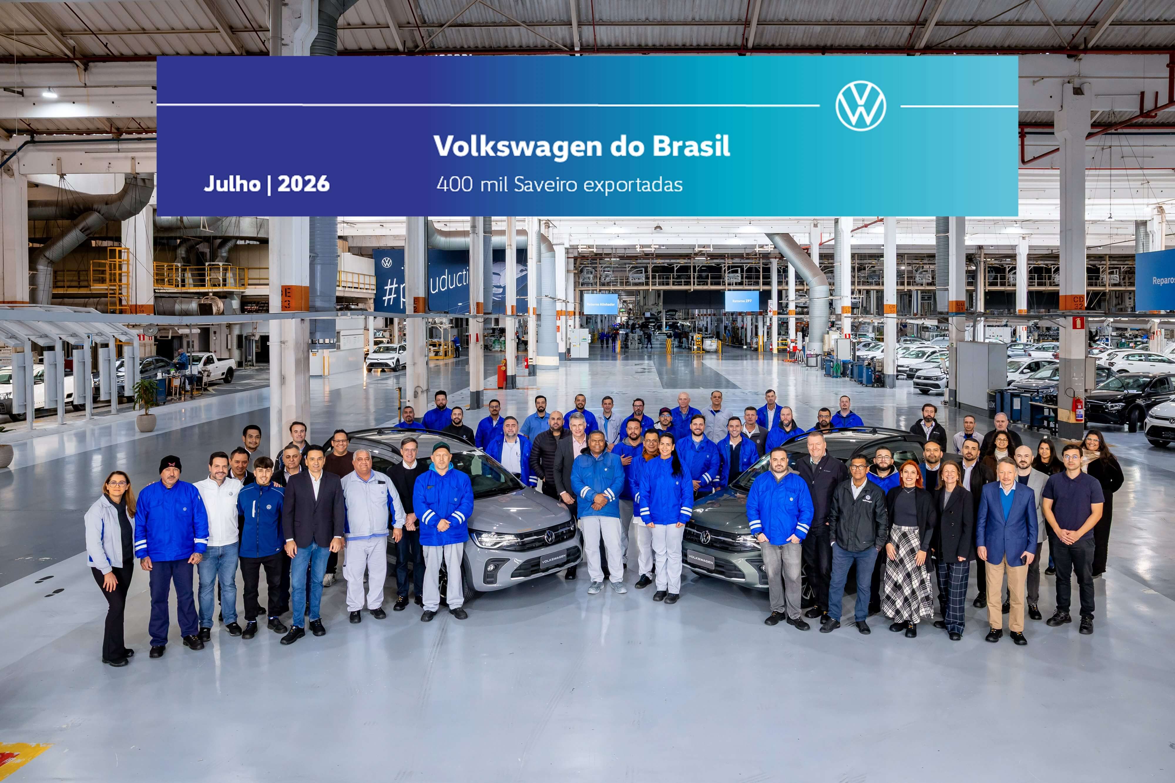 Saveiro chega à marca de 400 mil unidades exportadas